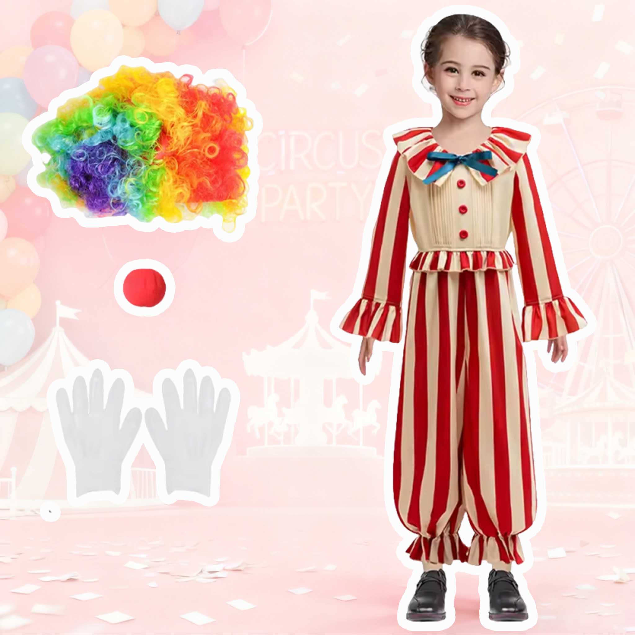 Baby Clothing Usa - Tenues de Clown d'halloween pour bébés