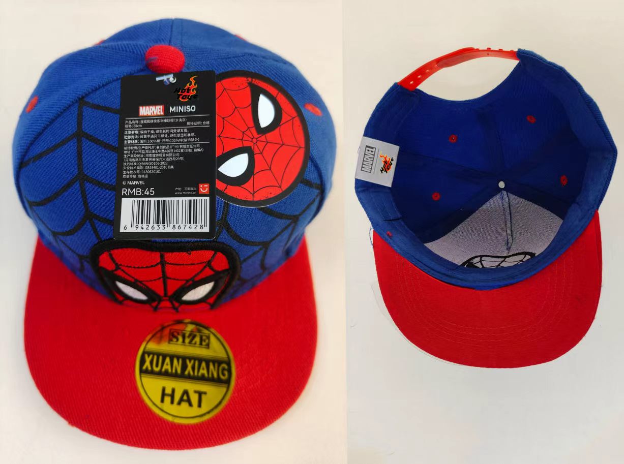 Baby Clothing Usa - Casquettes de baseball Spiderman pour enfants,