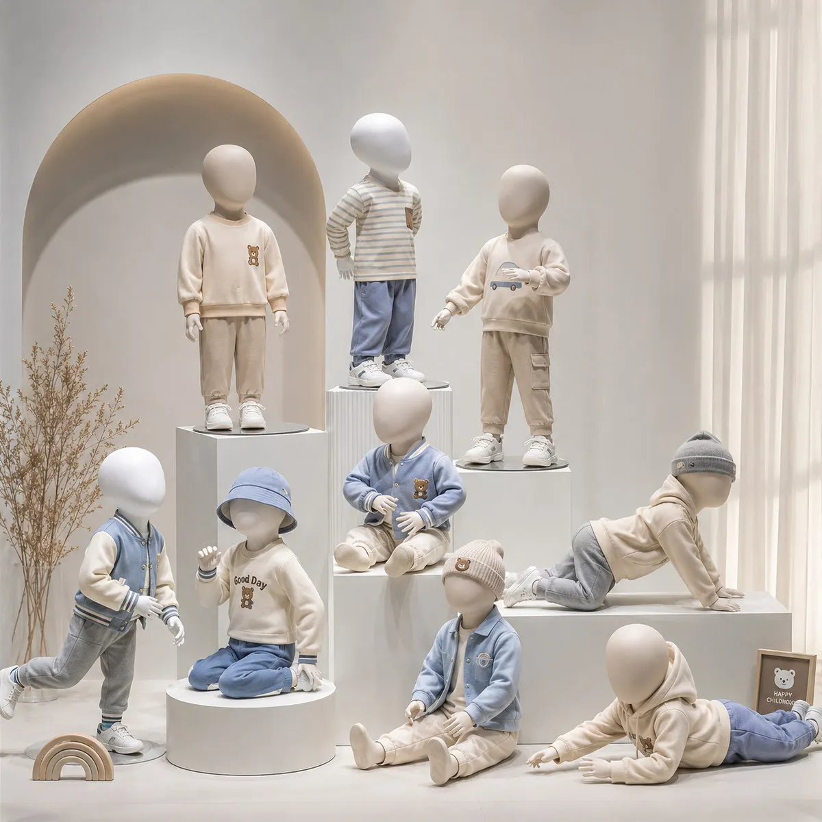 Mannequin enfant assis corps e - Baby Clothing High End avis et prix