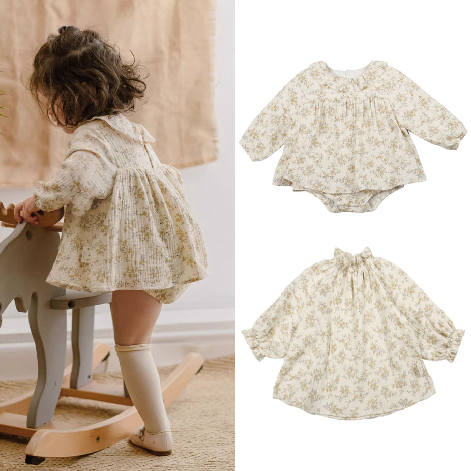 Robes florales en coton biolog - Baby Clothing Organic avis et prix